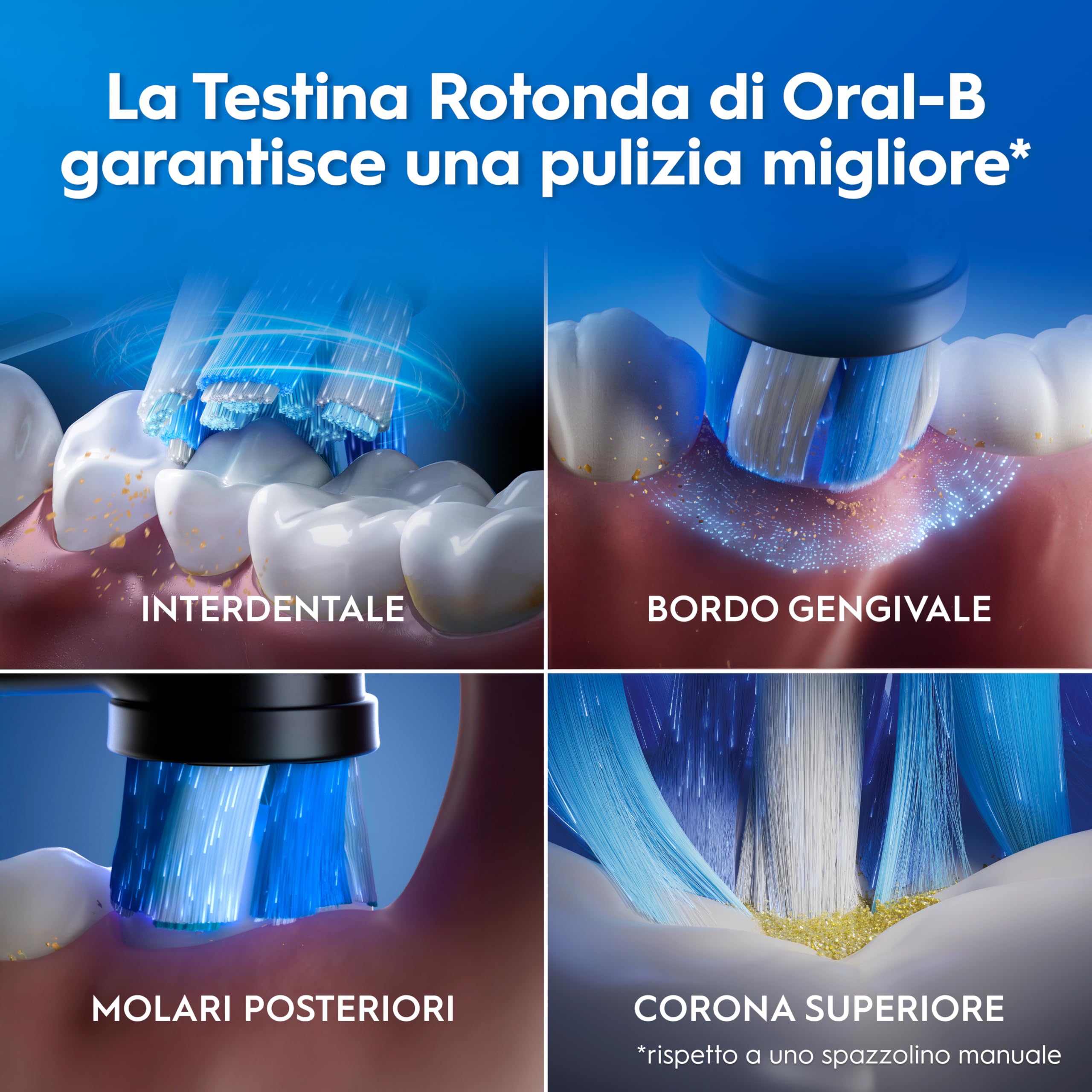 Oral-B iO 2 DUO Spazzolino Elettrico Oral B, Nero e Verde, 2 Testine Di Ricambio e Spazzolini, Custodia Da Viaggio, Porta Ricarica Da Viaggio. Delicato sulle Gengive, Sensore di Pressione