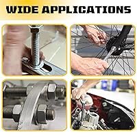 Vista 6 de Arandelas planas de 1-1/2 x 3 pulgadas, arandelas de guardabarros de acero inoxidable 304 para tornillos, arandelas metálicas para tornillos