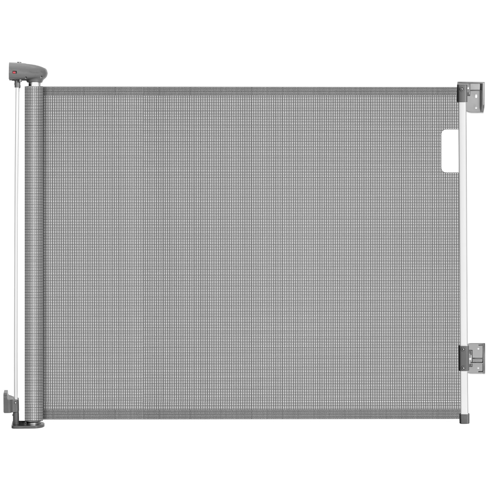 Ycozy Retractable Baby Gates Safety Gates Dog Fence Mesh Child Gates 86cm Tall Stairs Pet Barrier for Doorways Hallways Stairs Indoor Outdoor (Gray, 300cm)