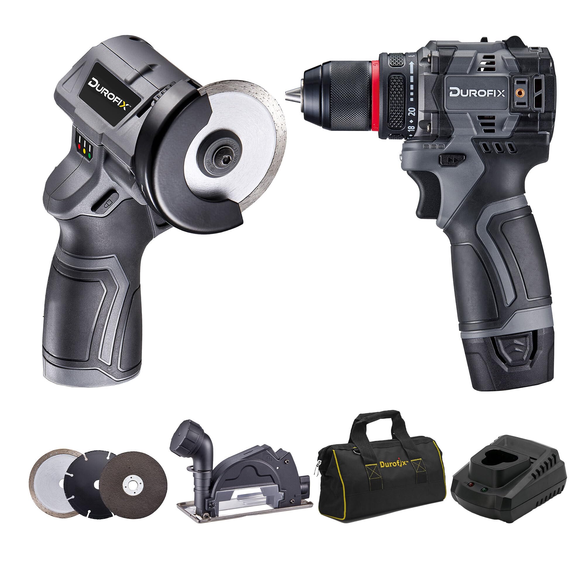 Durofix G12 Series RK12136-2-K3 12V Cordless 3/8