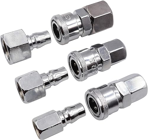 LBY Kit de acoplador y enchufe de aire, accesorios industriales para manguera de aire tipo C, conector neumático para compresor, SF20/30/40 +