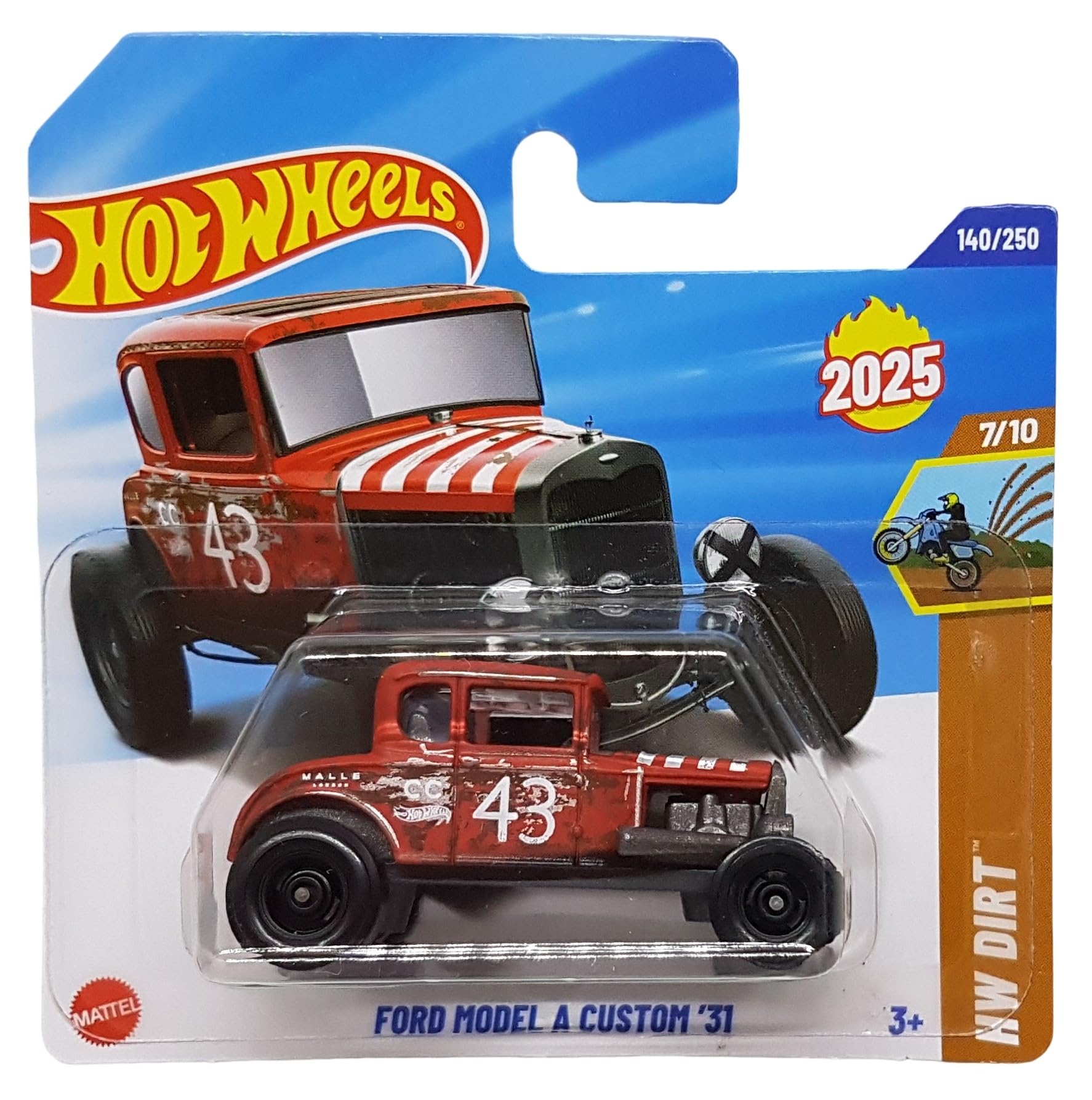 Hot Wheels - Ford Model A Custom ´31 - HW Dirt 7/10 - HYW24 - Short Card - Malle London - Mattel 2025-1:64