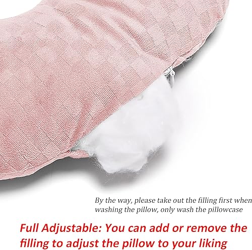 Vista 201 de Almohada perforadora de oreja para dormir de lado, almohada con un orificio para la oreja para CNH y dolor de oído, inflamación de oído, úlceras por