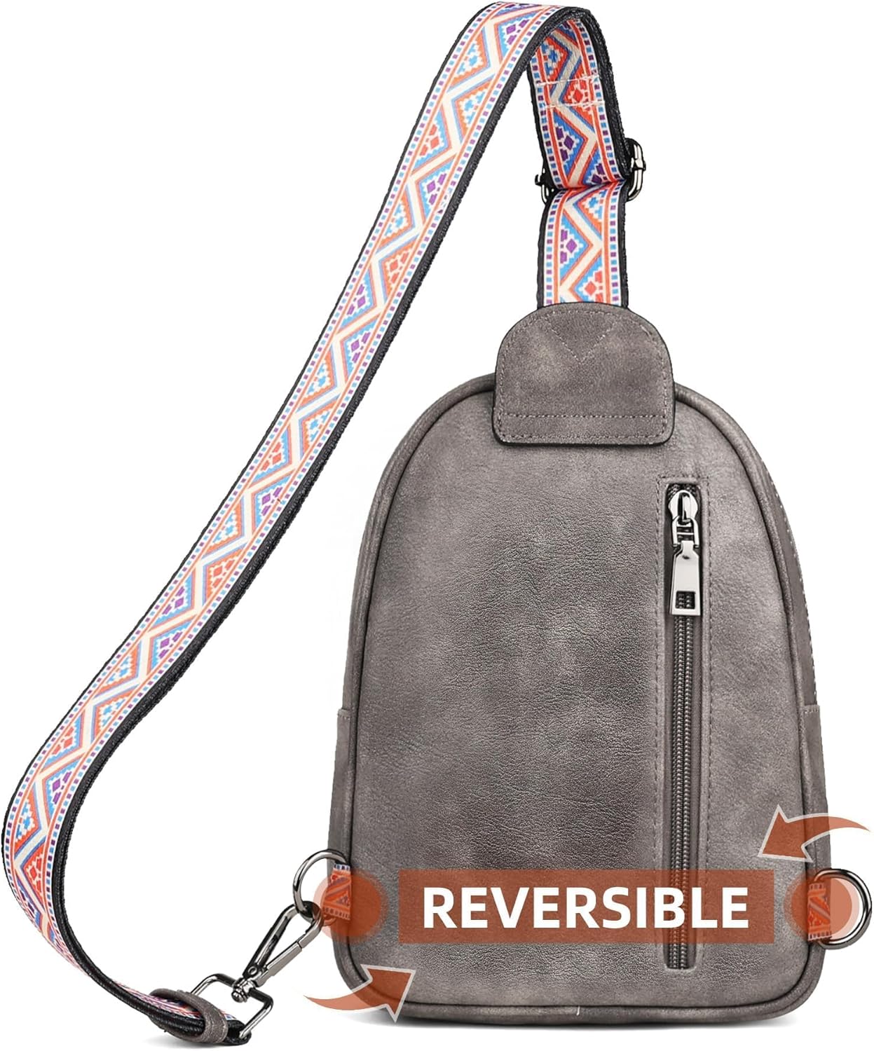 FADEON Small Sling Bag for Women - Mini Crossbody Bag - Designer Sling Purse Cute PU Leather Shoulder Bags - Image 7