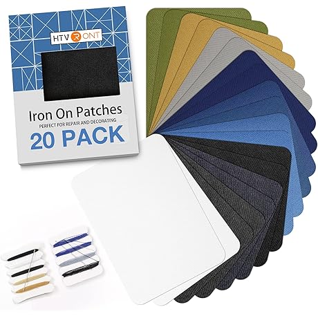 HTVRONT Iron on Patches for Clothing Repair