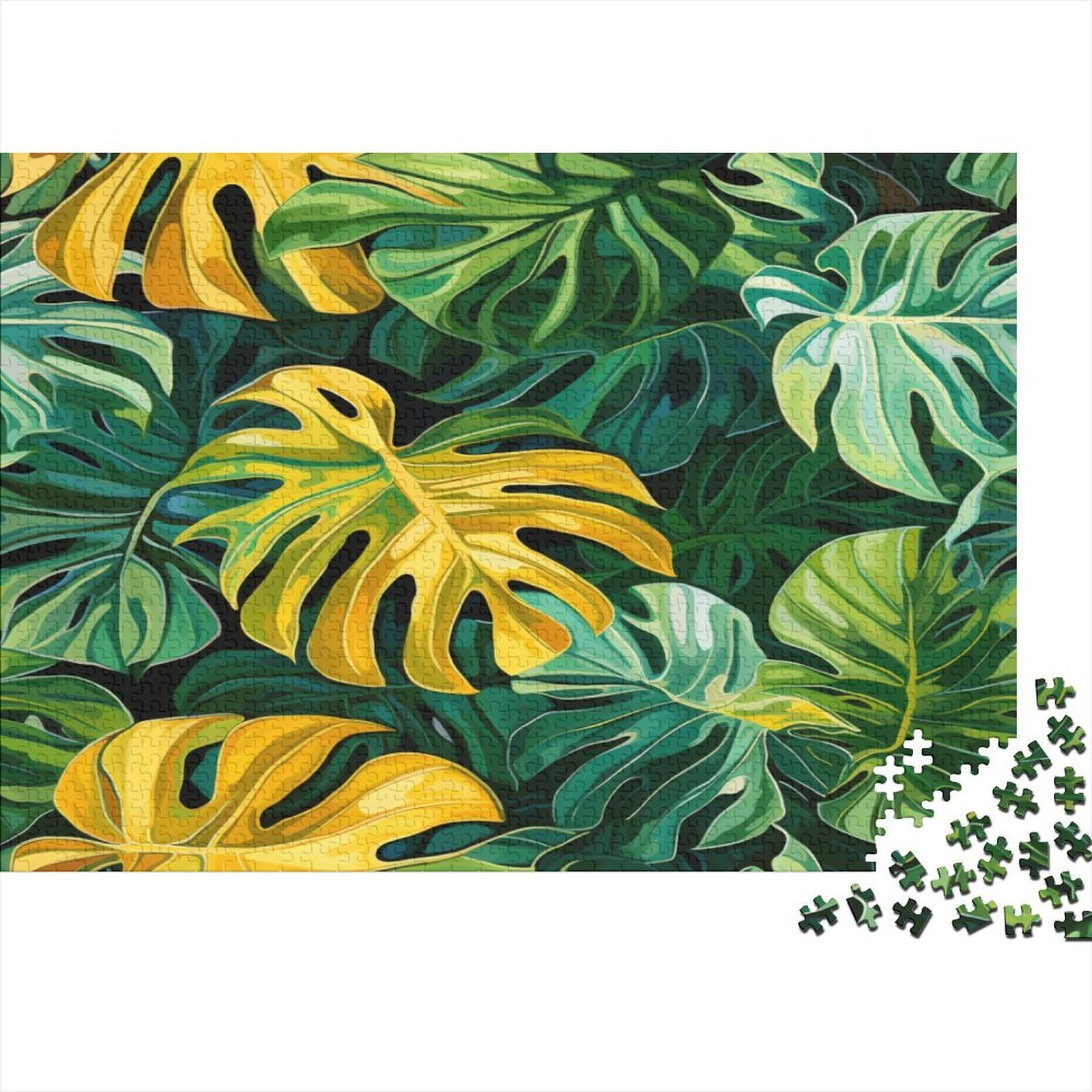Palm Frond Puzzles 1000 elementów, Puzzle dla dorosłych, puzzle - wysokiej jakości nadruk 1000 sztuk (75 x 50 cm)