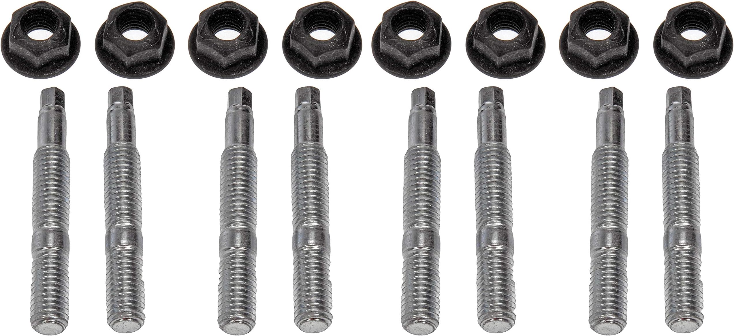8mm M8x1.25 Exhaust Manifold Stud Pack Of 20 Studs & 20 Lock Nuts - Foto 8