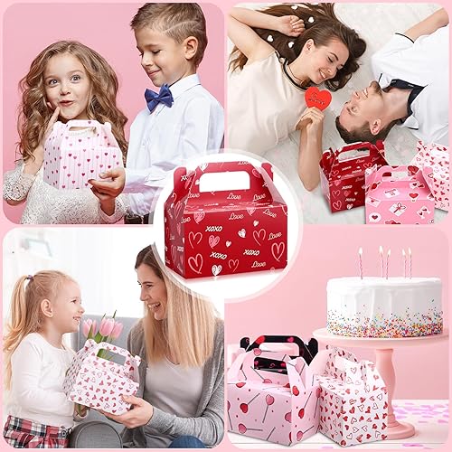 Miniatura 3 de Zhanmai Paquete de 36 cajas de regalo para el día de San Valentín, cajas de regalos de San Valentín, cajas de regalo para el día de San Valentín,