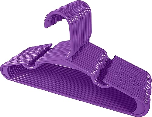 Vista 205 de Utopia Home Paquete de 40 perchas para niños, perchas de plástico de 11.5 pulgadas para armario, perchas para ropa y colgador infantil para armario