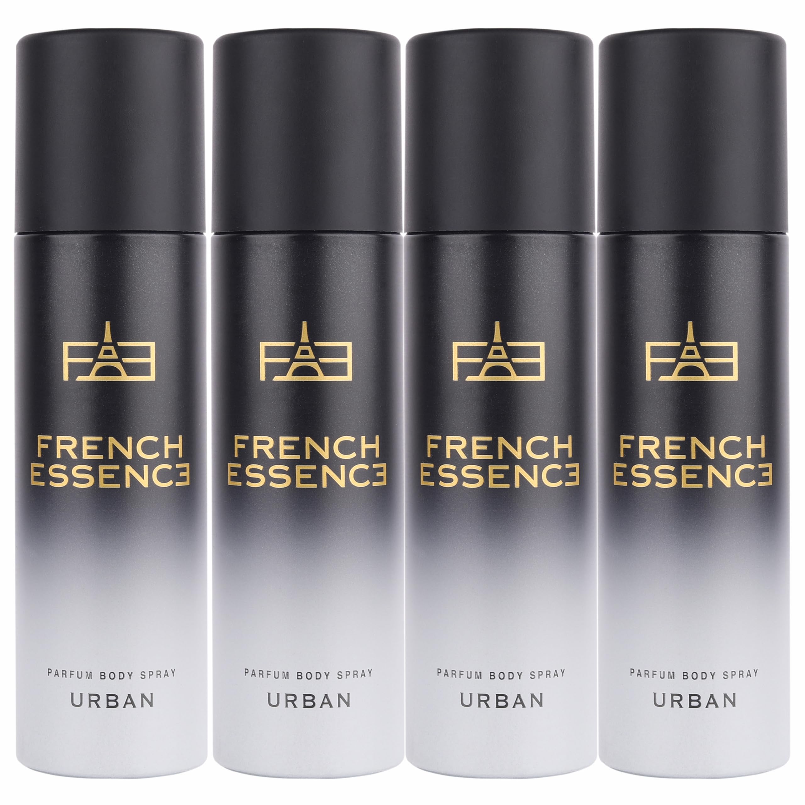 French Essence Urban | Deodorant for Men and Women | No Gas | Body Spray | Fresh Fragrance | Long Lasting Scent 120Ml Each - Pack of 4-image-37