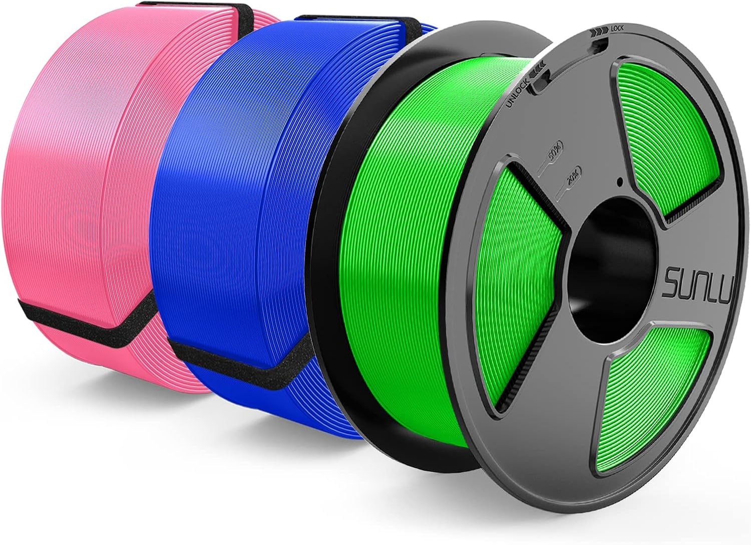 SUNLU PLA+ Filament MasterSpool, PLA Plus 3D Printer Filament with