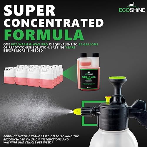 Miniatura 3 de Kit de lavado y cera sin agua para detalles de coche  Pulverizador de lavado de autos súper concentrado sin agua y sin enjuague  Lavar y encerar más