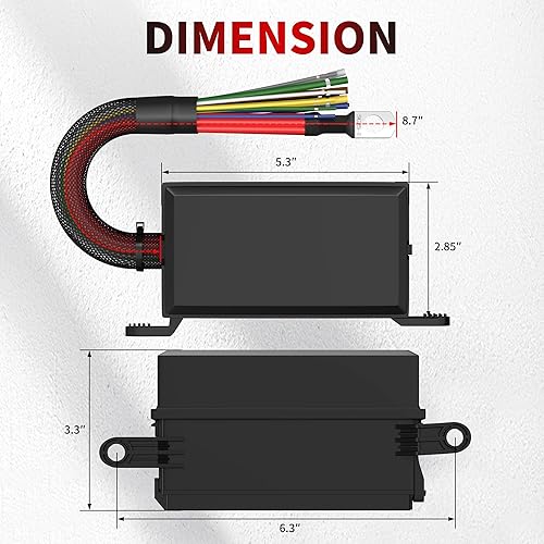 Miniatura 8 de RVBOATPAT 12 Vlot Fuse Relay Box Pre-Wired Fuse and Relay Box with 6 Relays and 11 Way ATCATO Blade Fuses, 12V Relay Fuse Box Block for Auto Car