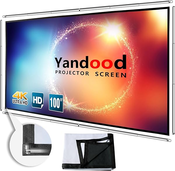 Yandood Draagbare Projectorscherm 100 inch