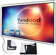 Portable Projector Screen 100 inch with Stainless Telesco...