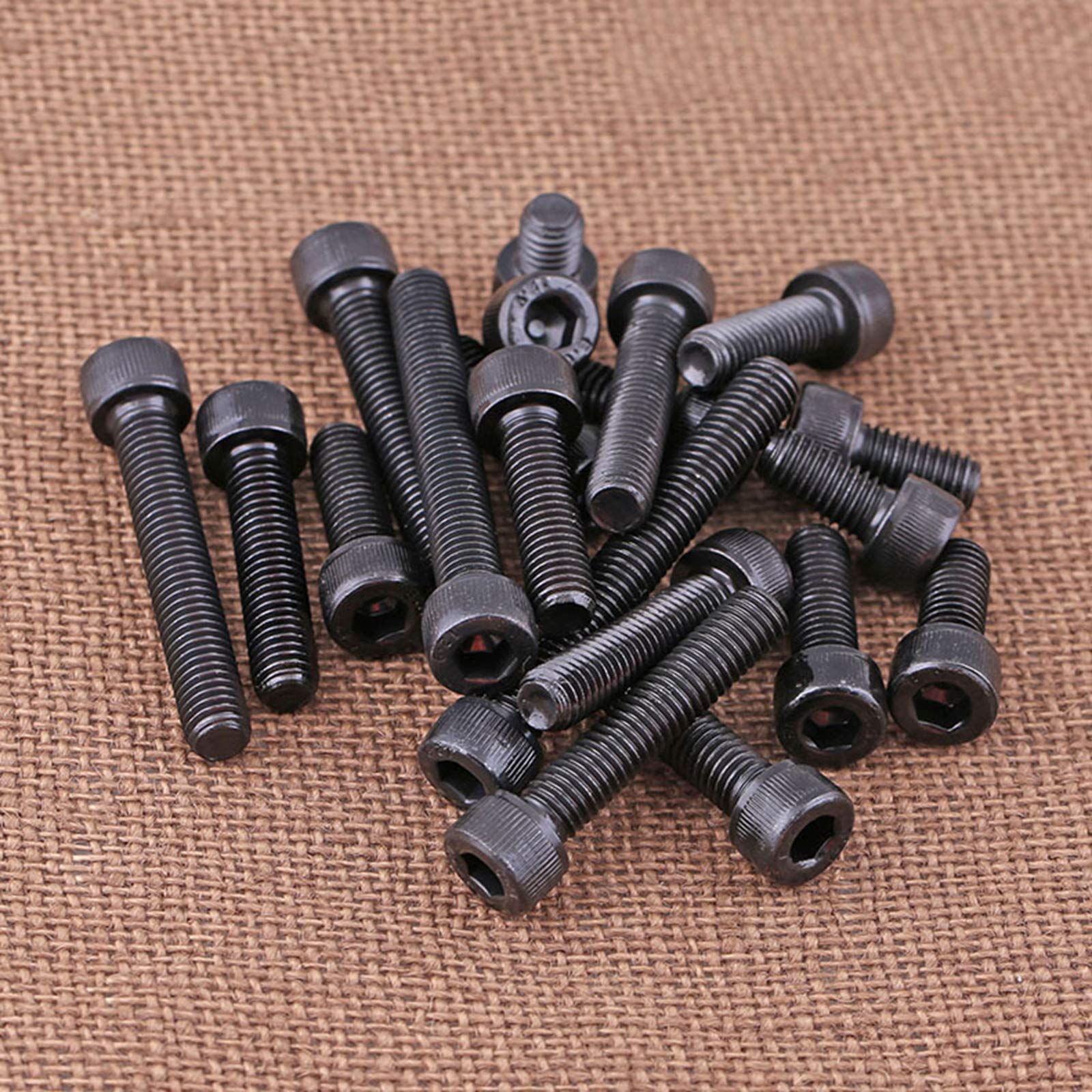 50 Vis M1.6x3mm Tête Hexagonale Creuse Noire - Uxcell, Neuves En Emballage