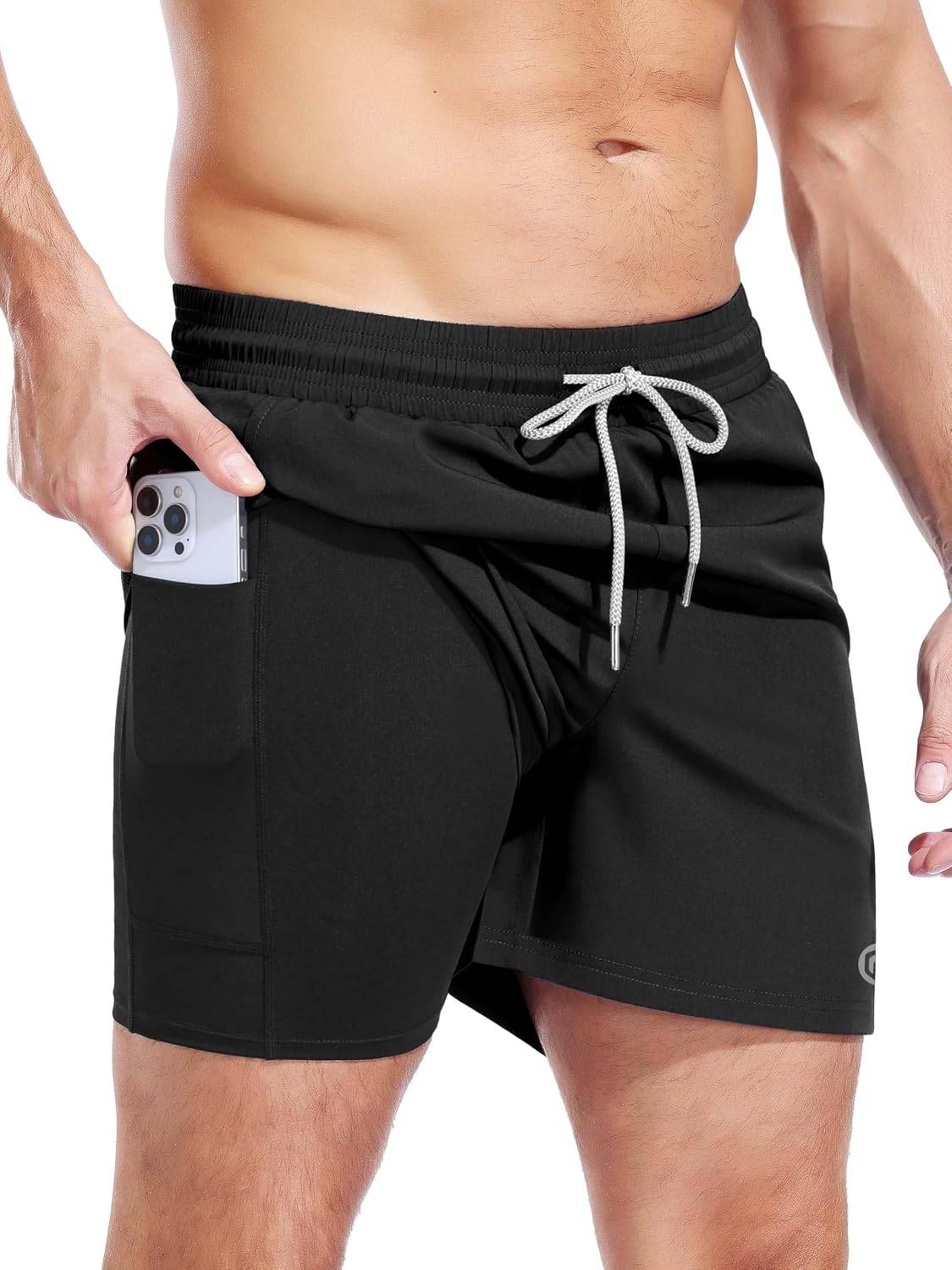 NELEUS Men's 7 or 5 Inch 2 in 1 Athletic Shorts, Quick Dry Workout Running Casual Beach Shorts with Pockets