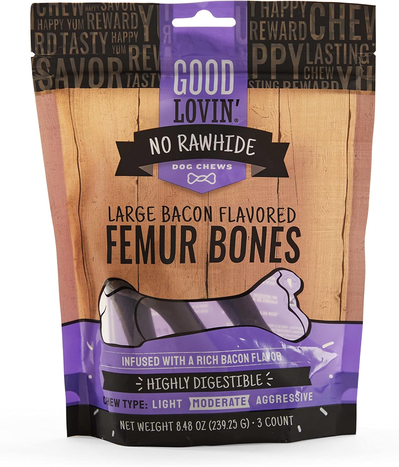 Good Lovin Teething Rings Good Lovin' Medium Rawhide Dog Bones