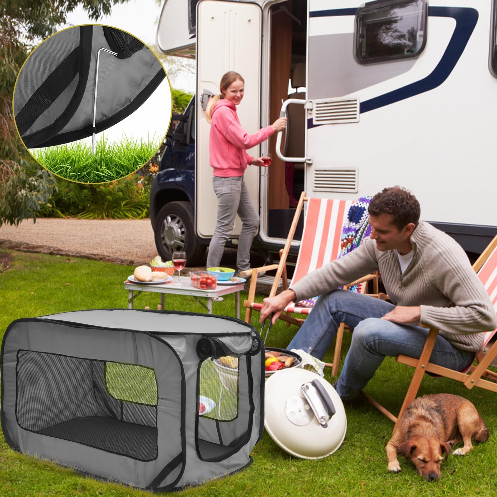 für Mitsubishi ASX Hundebox Faltbar Pop Up