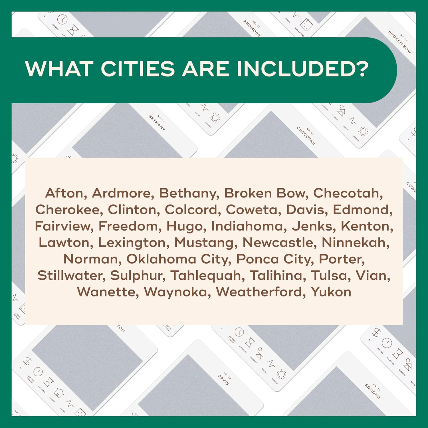 Oklahoma Adventure Bucket List: 50 Scratch-Off Card Game for Outdoor Activities, Tourist Attractions, and Road Trips - Perfect Travel Gift and Guide for Exploring Oklahoma