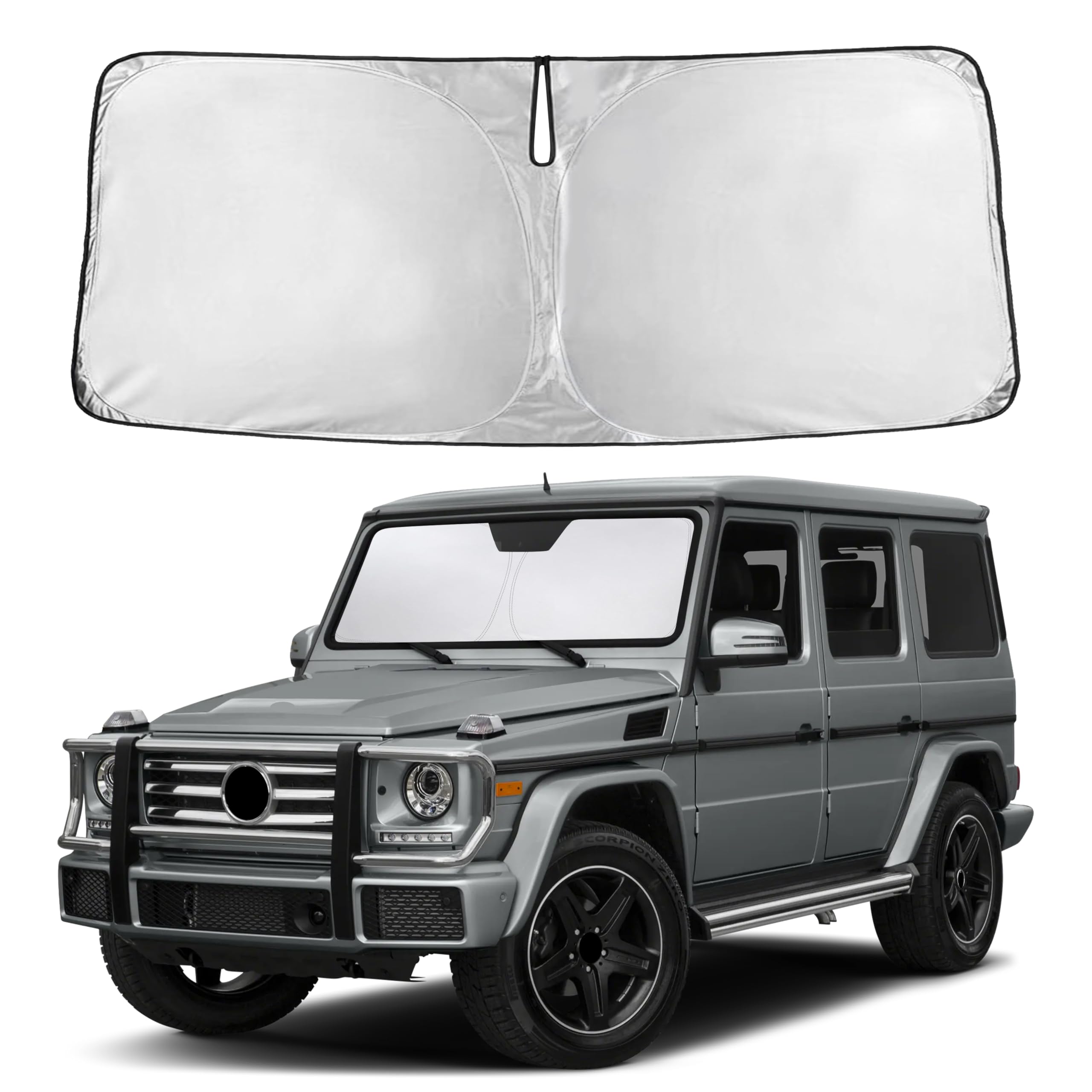 EcoNour Windshield Sunshade Compatible for Mercedes Benz G Class 1990-2018