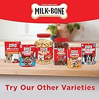 Vista 7 de Aperitivos de sabores para perros, de la marca Milk-Bone, Pequeño/Mediano