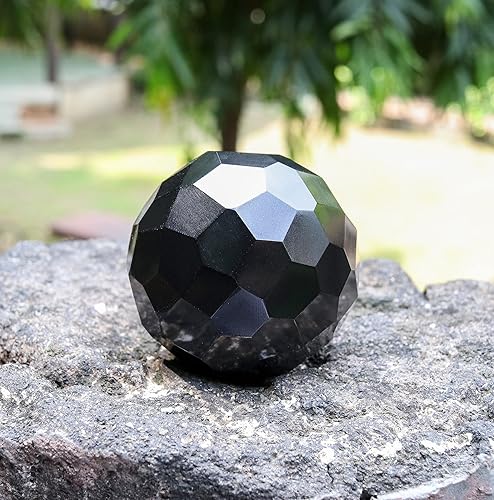 Miniatura 7 de Crocon Bola de cristal con soporte, bola de piedras preciosas curativas, escultura para meditación Fengshui, adivinación, decoración del hogar,