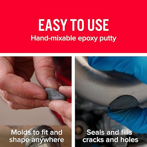 Miniatura 5 de J-B Weld 8297 HighHeat - Barra de masilla epoxi de 550 grados 2 onzas