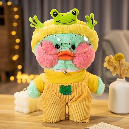 Miniatura 3 de LALAFANFAN Duck Clothes Sets 15 Pcs Kawaii Accessories for Cute Plushies Cute Stuffed Animal Glasses and Clothing