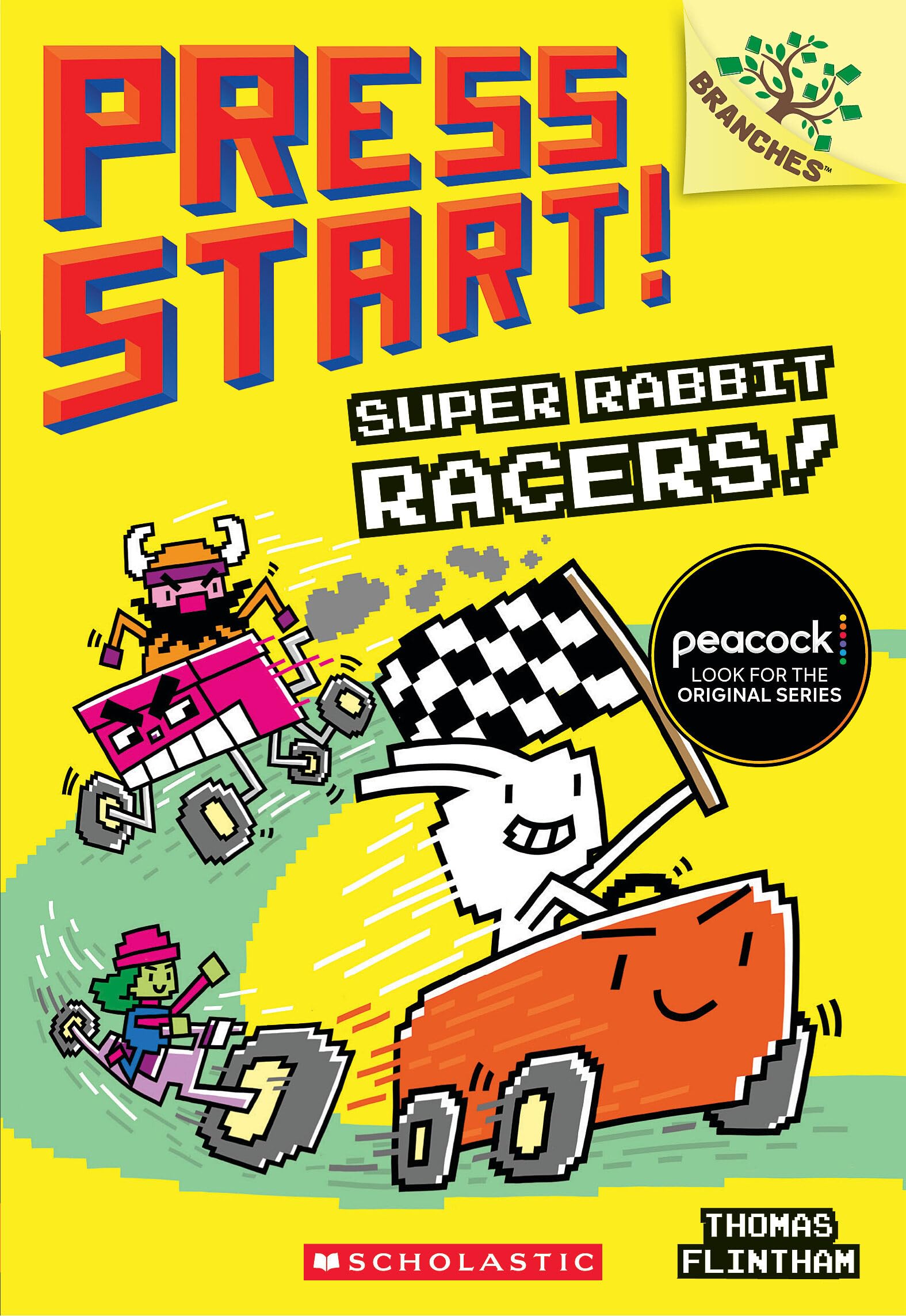 Scholastic Super Rabbit Racers!: A Branches Book (Press Start! #3) (3)