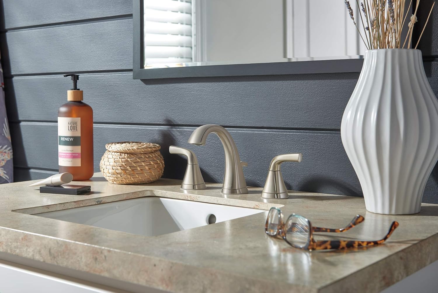 Best Deal Product Peerless P3535LF-BN Parkwood Two Handle Lavatory Faucet Widespread, Brushed Nickel