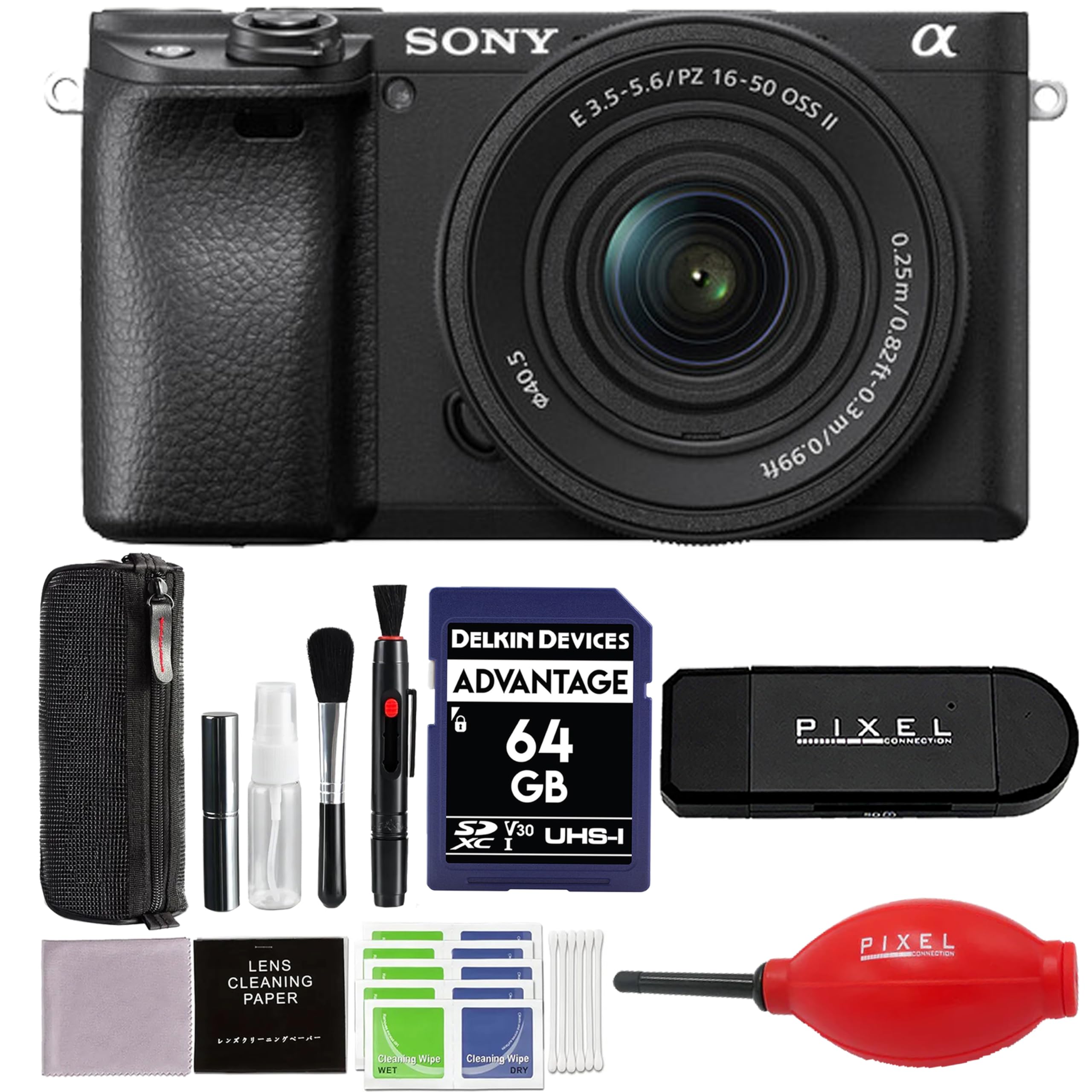 Amazon.com : Sony a6400 Mirrorless Camera with 16-50mm f/3.5