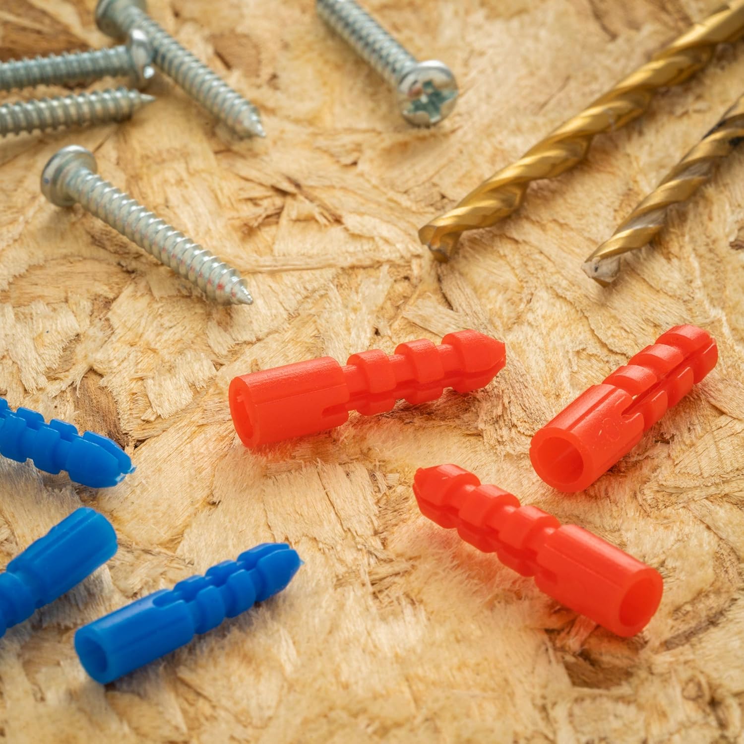 Qualihome Drywall and Hollow-Wall Anchor Assortment Kit, Anchors, Screws, Wall Anchor Hooks, and Hollow-Door Toggle Anchor : Industrial & Scientific