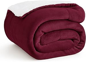 Soft Fuzzy Sherpa Fleece Blanket