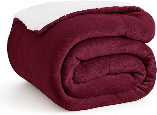 Miniatura 39 de Bedsure GentleSoft Manta Throw de Vellón Sherpa Tamaño Twin para Sofá - Manta Gruesa y Cálida Regalos para Mujeres y Niñas, Manta de Navidad Twin