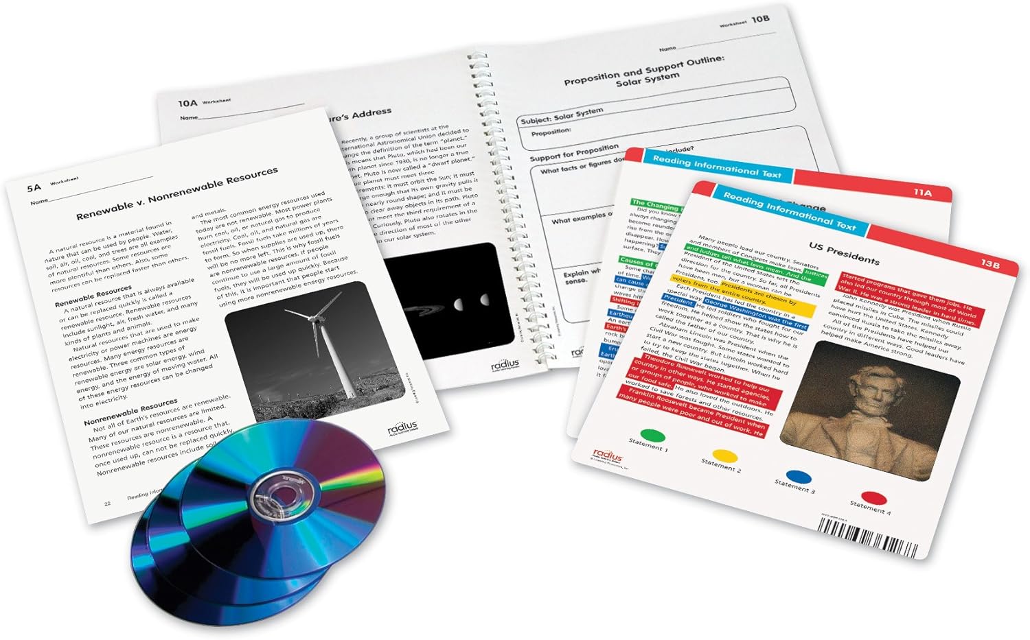 Learning Resources Radius Reading Informational Text Card