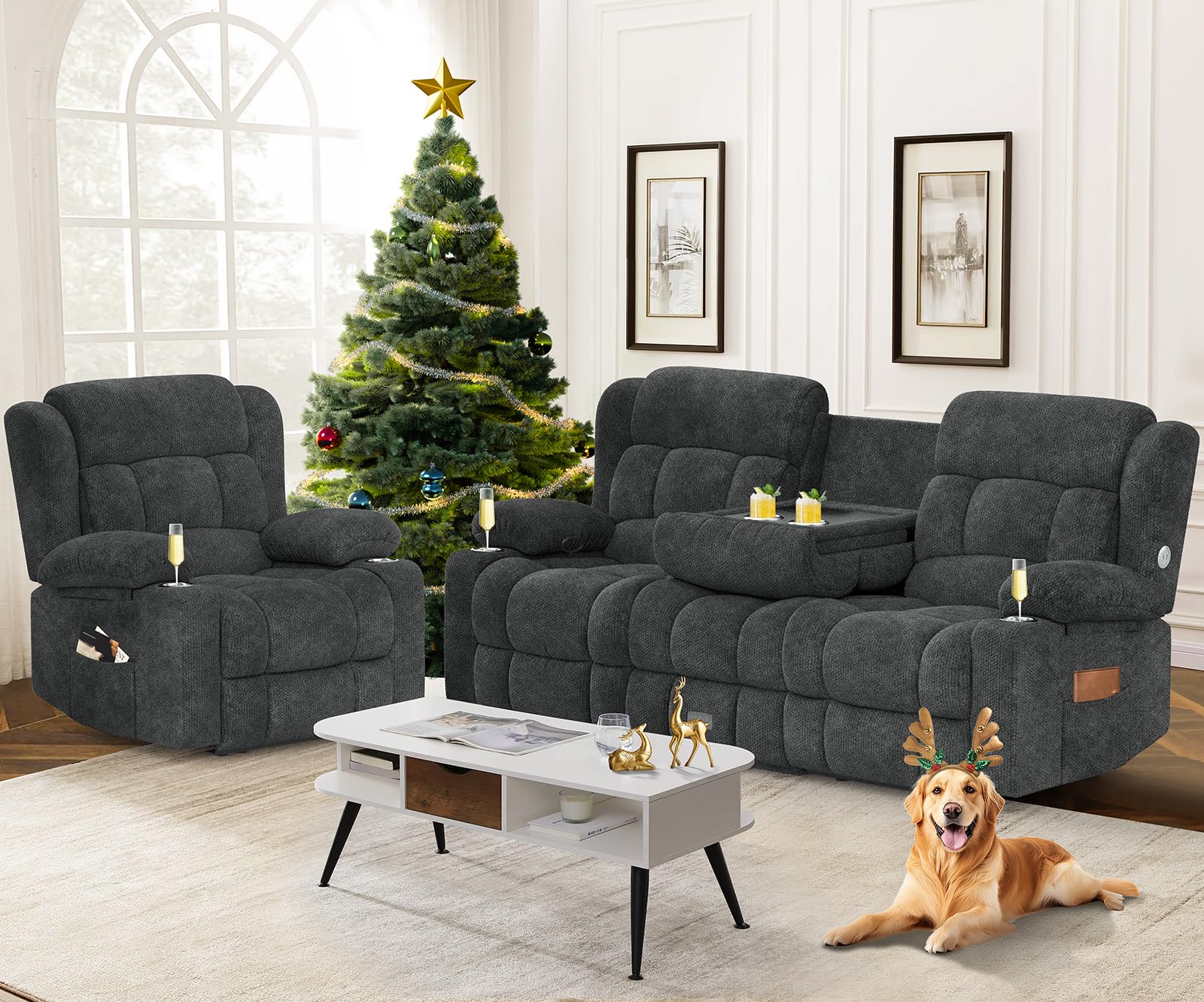 Dresegmt Recliner Set