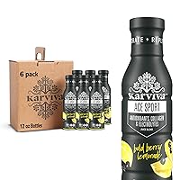 Vista 1 de ACE Recovery - Jugo antioxidante, bebidas energéticas para deportes, fruta real, colágeno natural, electrolitos, bebida antioxidante sin BPA, 6