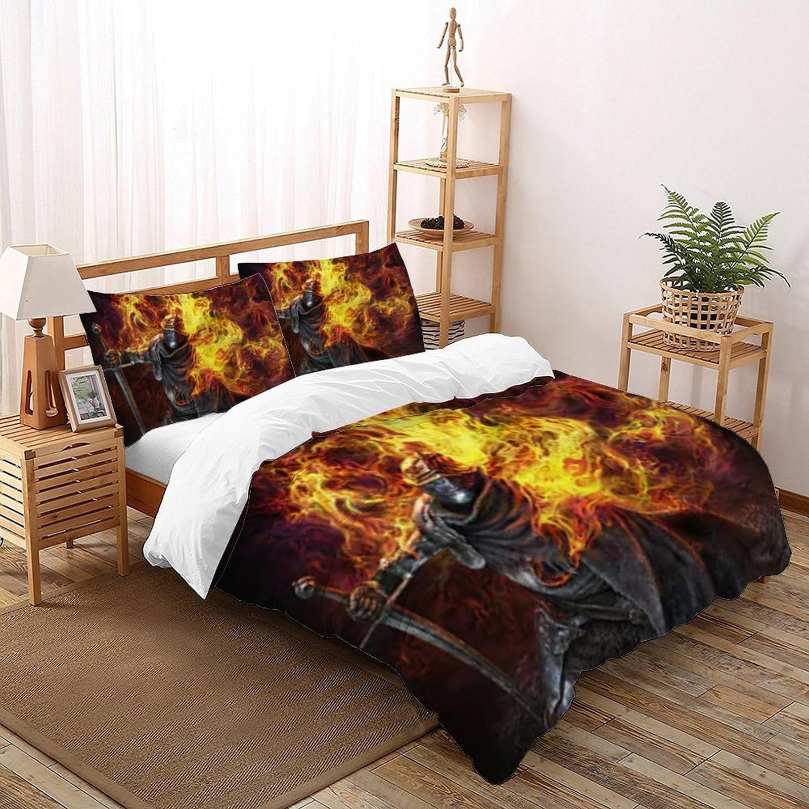 Housse de couette 3D enfants 260x220cm parure de lit Super King 2 pièces avec fermeture éclair