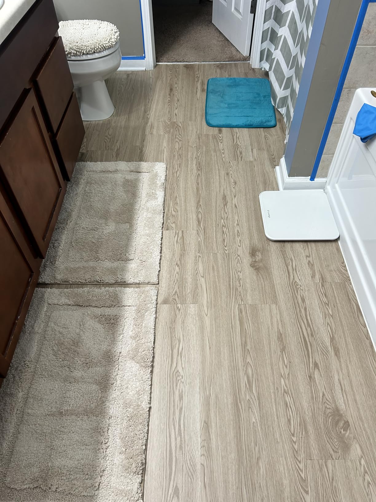Mysflosy Light Brown flooring in kitchen