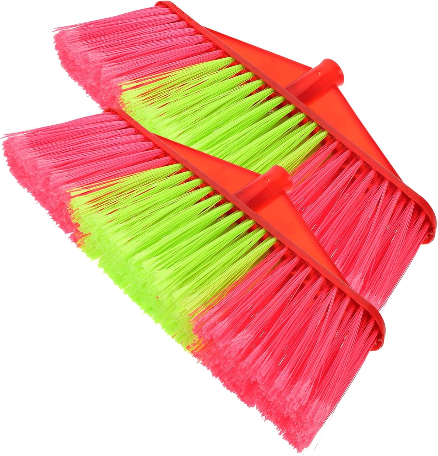 2pcs Plastic Broom Head Replacement for Household Cleaning Indoor Outdoor Broom Head for Sweeping