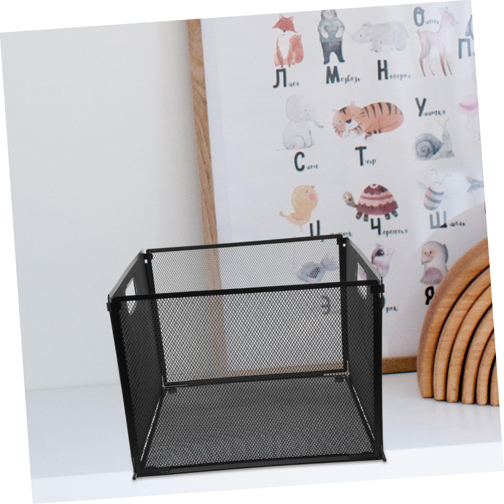 Tofficu Metall Hängemappenbox mit Verdicktem Design und Hoher Härte Multifunktionaler Aktenhalter für Dateien und Bücher für Büro Bibliotheken und Wohnheime