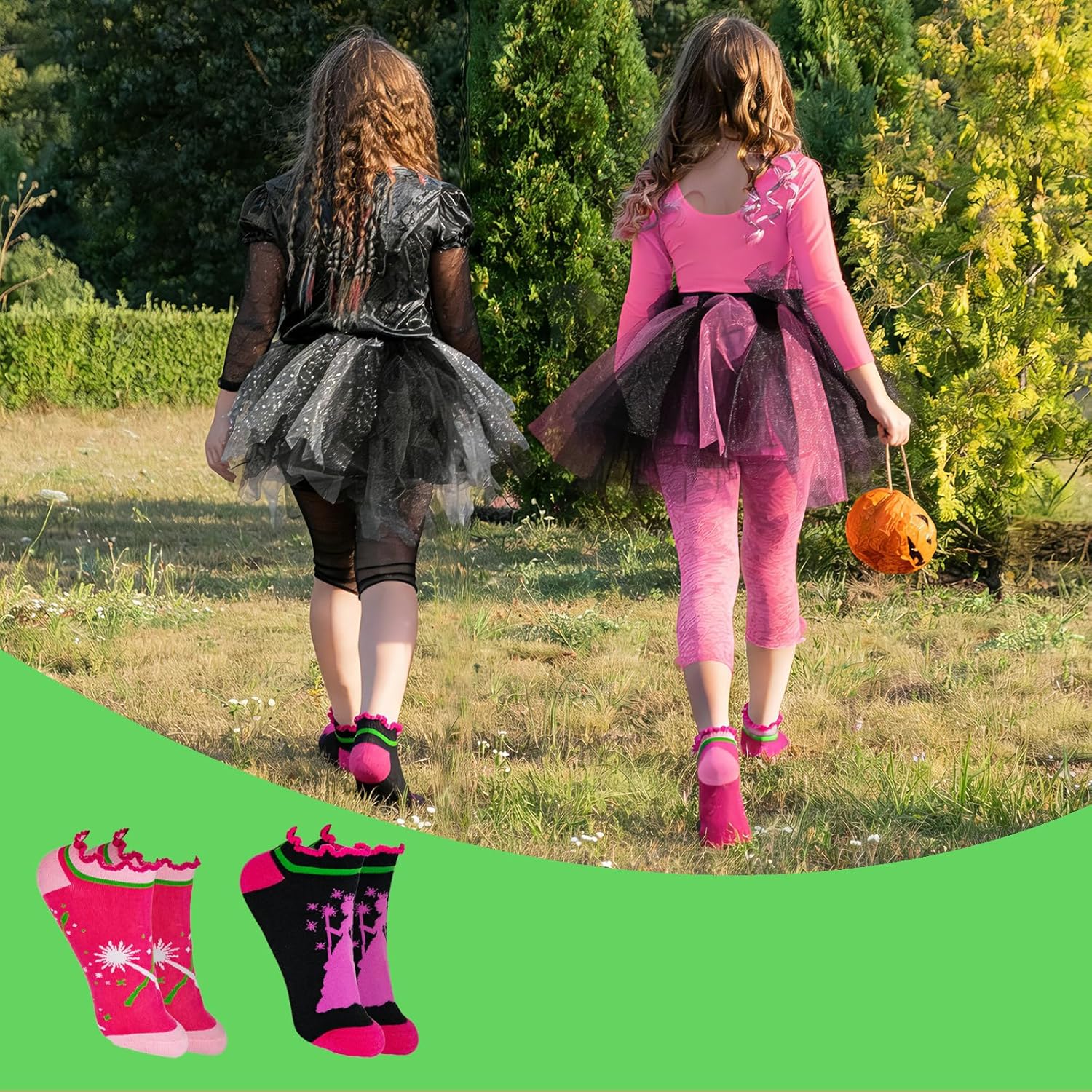 6/12Pairs Witch Socks Bulk Valentine's Day Gifts Witch Party Favors Novelty Socks for Women Valentine's Day Stuff - Image 2