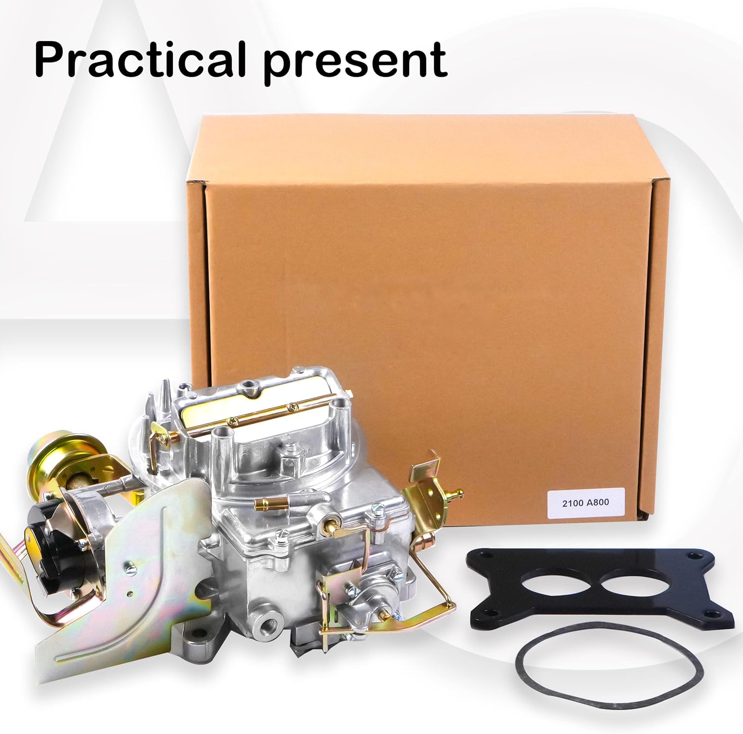 ACmango Carburetor Carb 2100 Carburetor 2150 Carburetor Compatible with Ford 289 302 351 Cu Jeep Engine F100 F250 F350 with Electric Choke Mounting Gasket - 302 carburetor : Automotive
