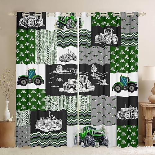 Miniatura 19 de Erosebridal - Cortinas para jugadores estilo gamer, cortinas para ventana con diseño de controlador de juego para niños, adolescentes y jóvenes,