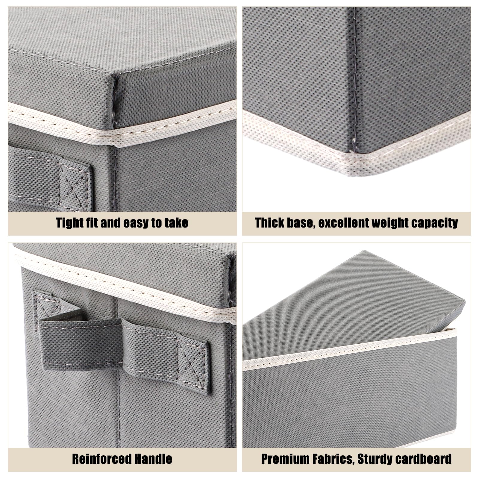 DAJAVE 4 cajas de almacenamiento para CD, 36 x 16 x 14 cm, para 30 CD en estuches completos, 60 CD en fundas delgadas y 165 CD en fundas para CD