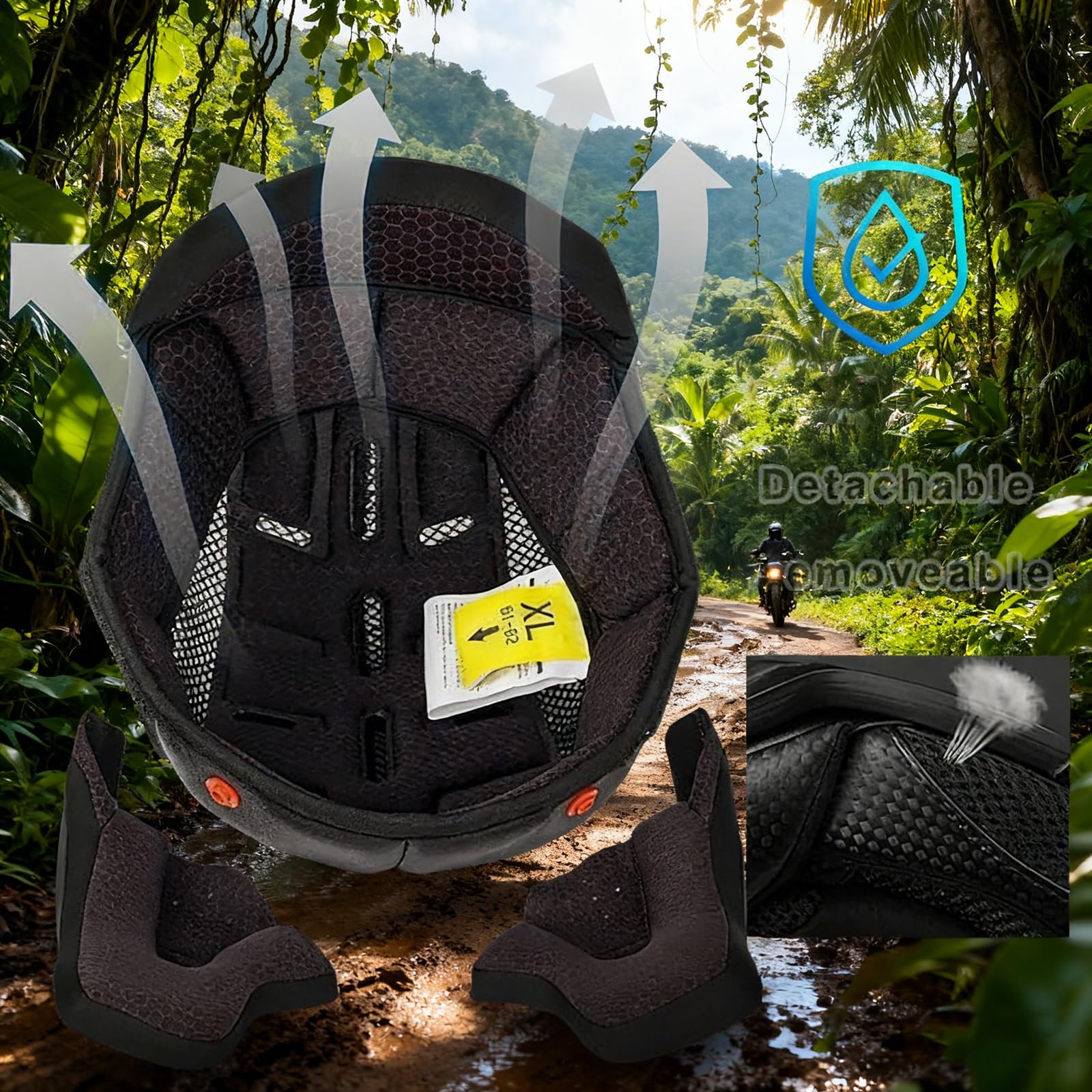 Modułowy Kask Motocyklowy – Integralny Z Klapą I Podwójną Soczewką, Z Certyfikatem DOT/ECE, Z Ochronną Czapką Antypyłową, Dorośli Unisex – Pasuje Do Motocykli Off-road