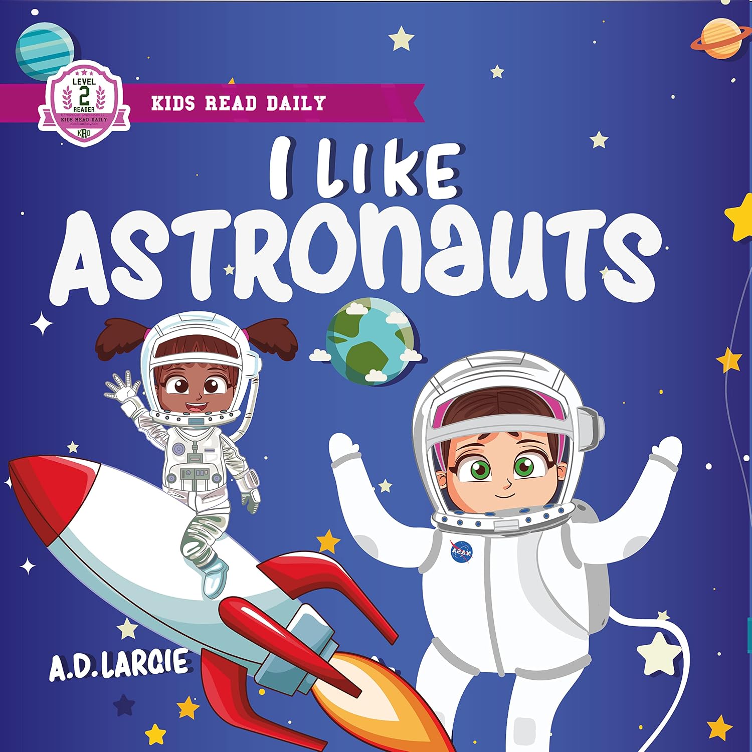 Amazon.com: I Like Astronauts : Astronaut book for girls: Kids space ...