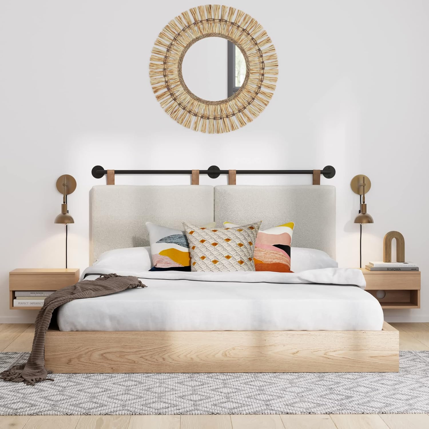 Tamlin Brass Gold Dimmable Wall Sconce Set of 2