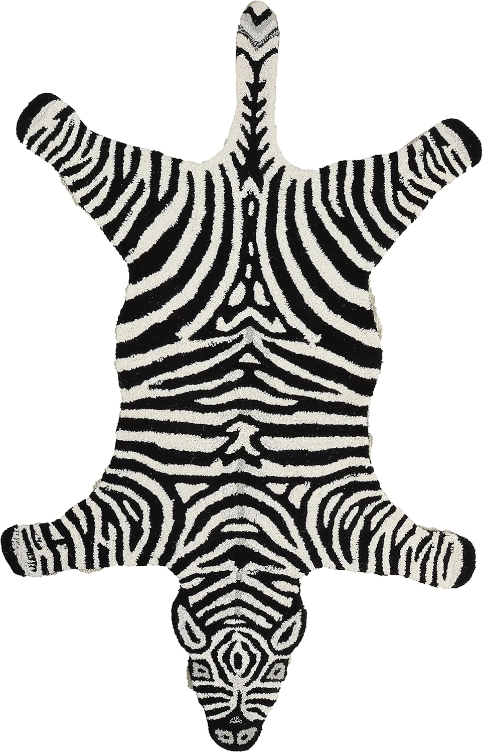 KD Willmax Hand Tufted Wool Rug for Living Room/Bedroom/Kids Room Animal (Panda 1)